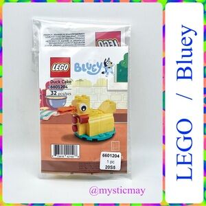 New Sealed LEGO BLUEY Duck Cake 32 pcs Promo Set 6601204 Barnes And Noble GWP